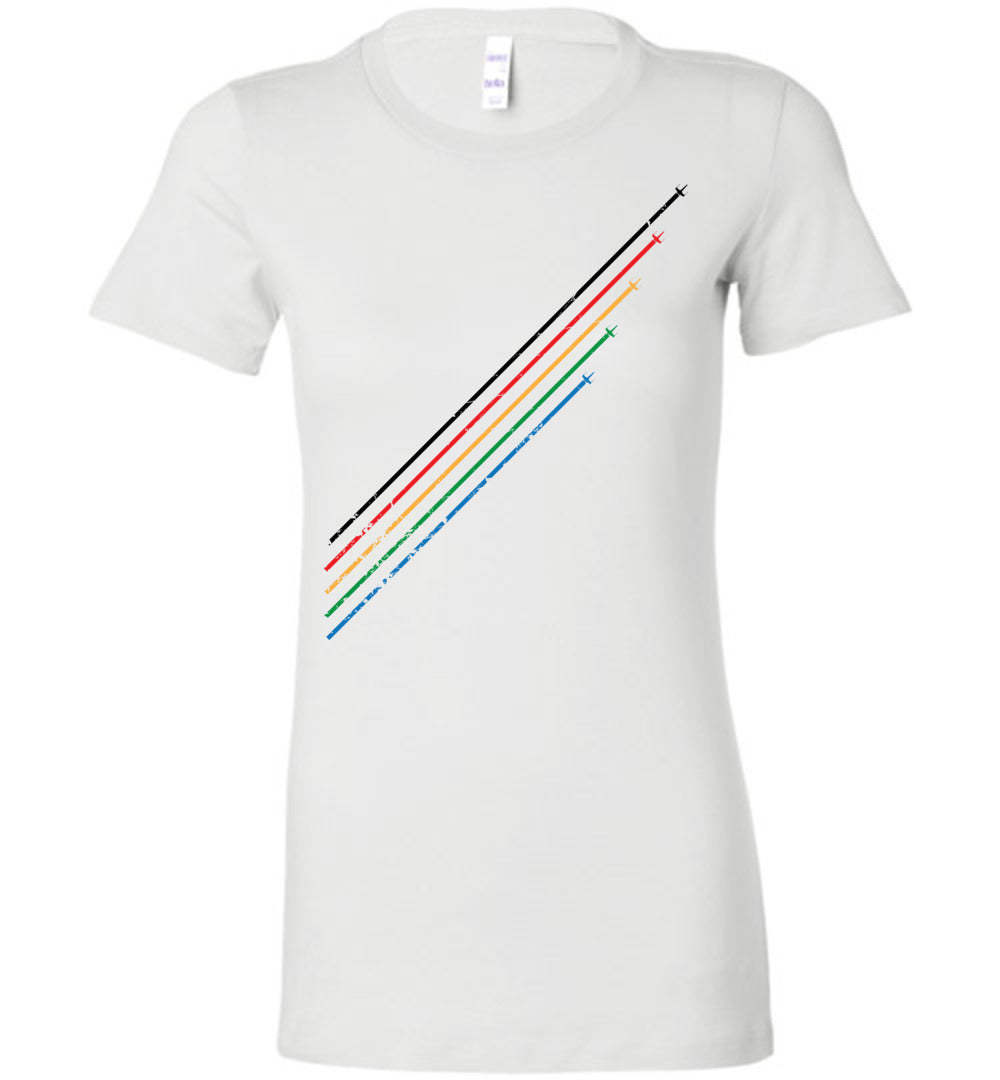 Star Wars inspired "Squadrons 2" vintage style graphic women's shirt