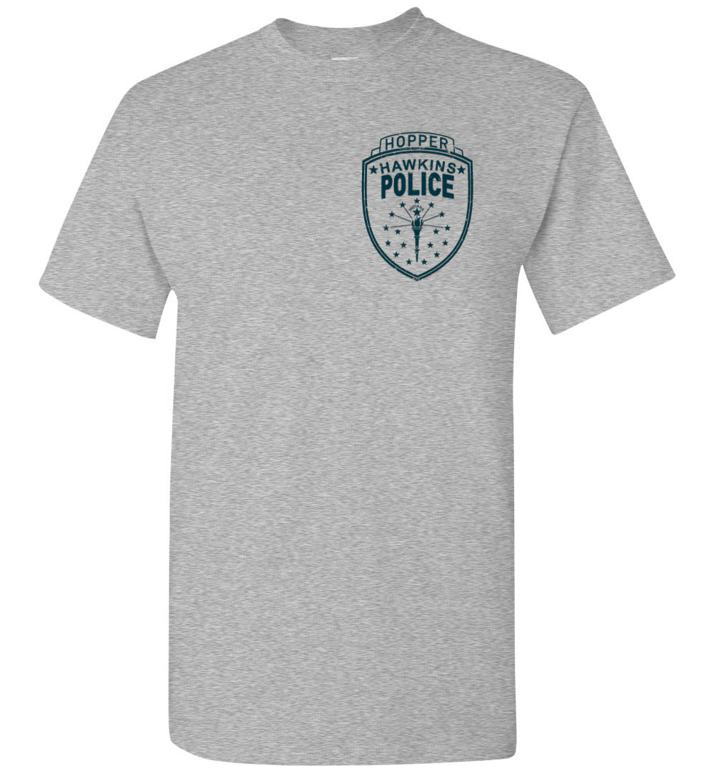 Stranger Things Inspired "Hawkins Police - Lt. Hopper" Shirt