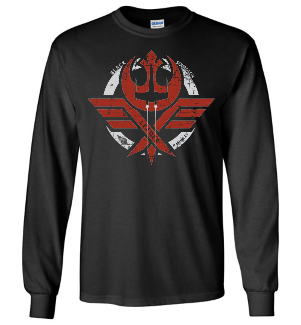Star Wars Inspired: Black Squadron - Leader Crew Flight Shirt