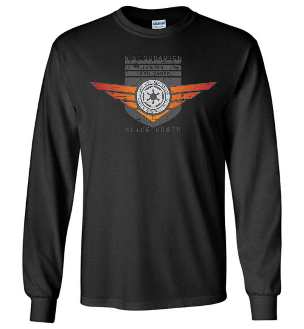 Star Wars inspired "Imperial 61st Squadron: Black Group" Flight Shirt